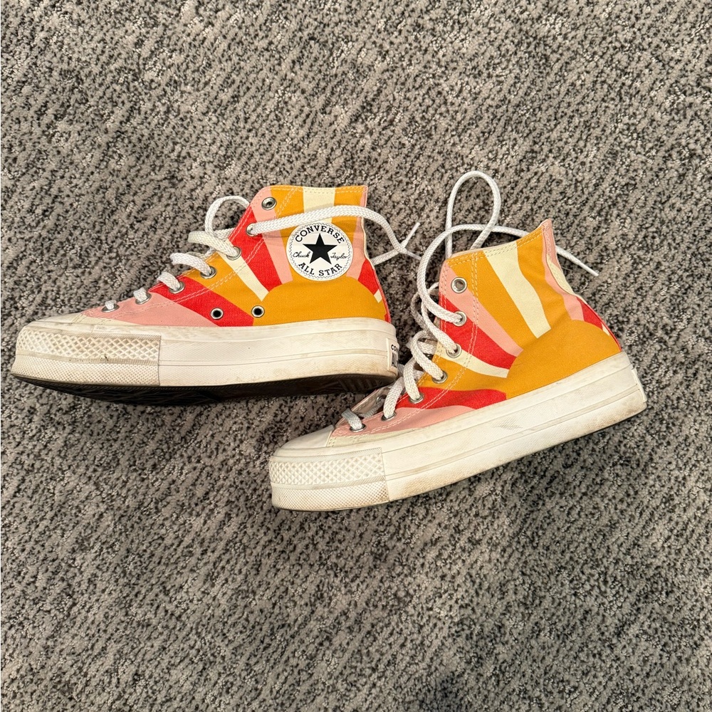 Converse High-Top Platform Sneakers ‘Summer Spirit’